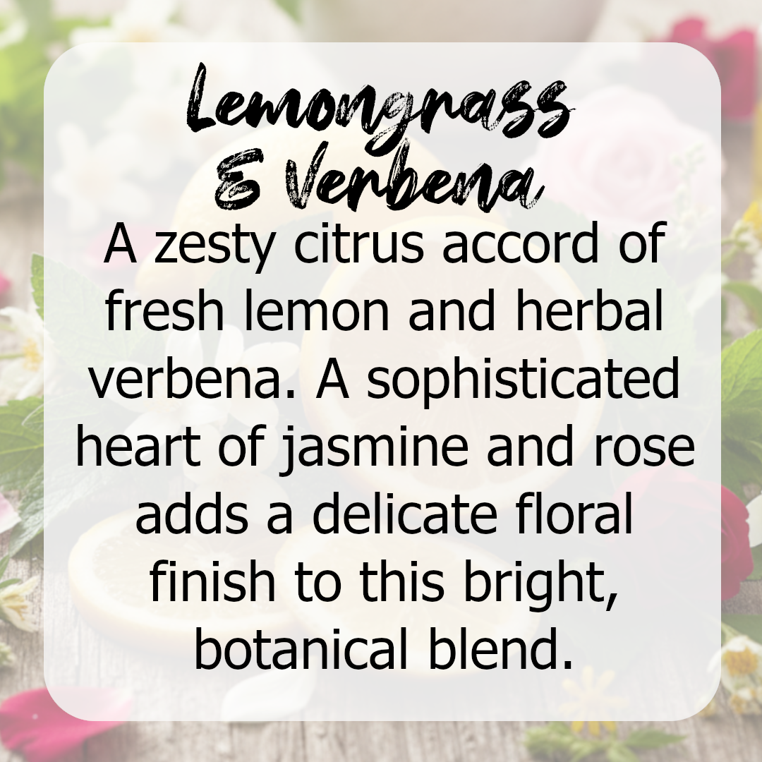 Lemongrass & Verbena - Zesty Lemon, Botanicals