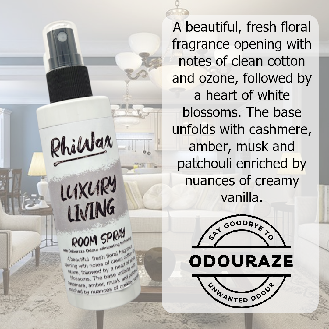 Luxury Living 100ml Room Spray with 'Odouraze' odour neutralising technology