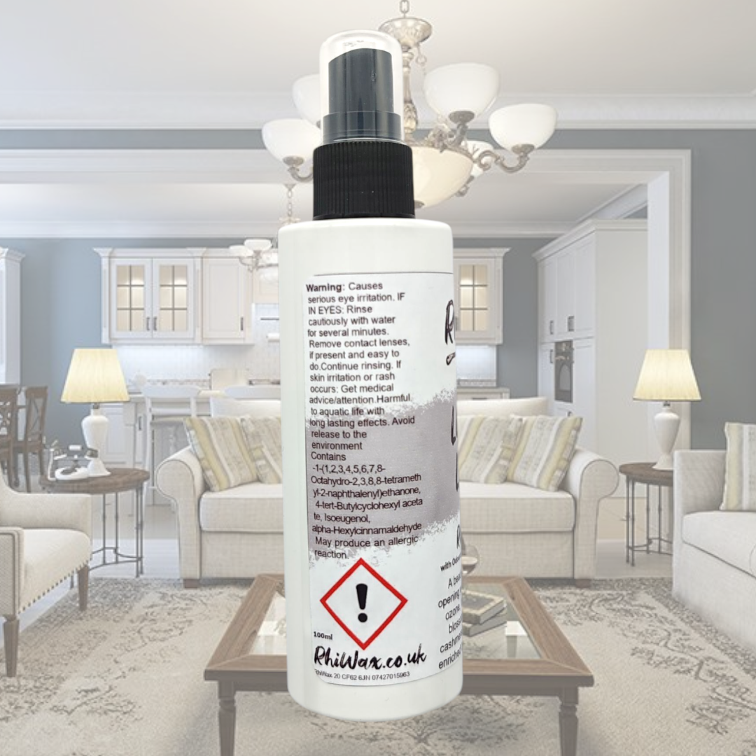 Luxury Living 100ml Room Spray with 'Odouraze' odour neutralising technology