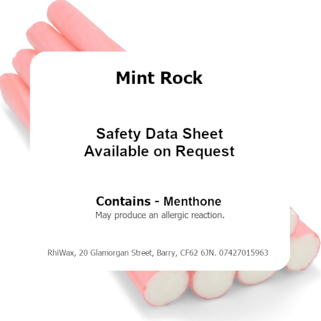Mint Rock Wax Melts - Mint, Vanilla, Fruity