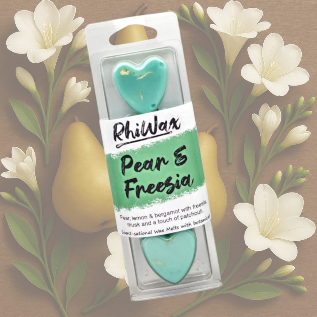Pear & Freesia Wax Melts with Botanicals