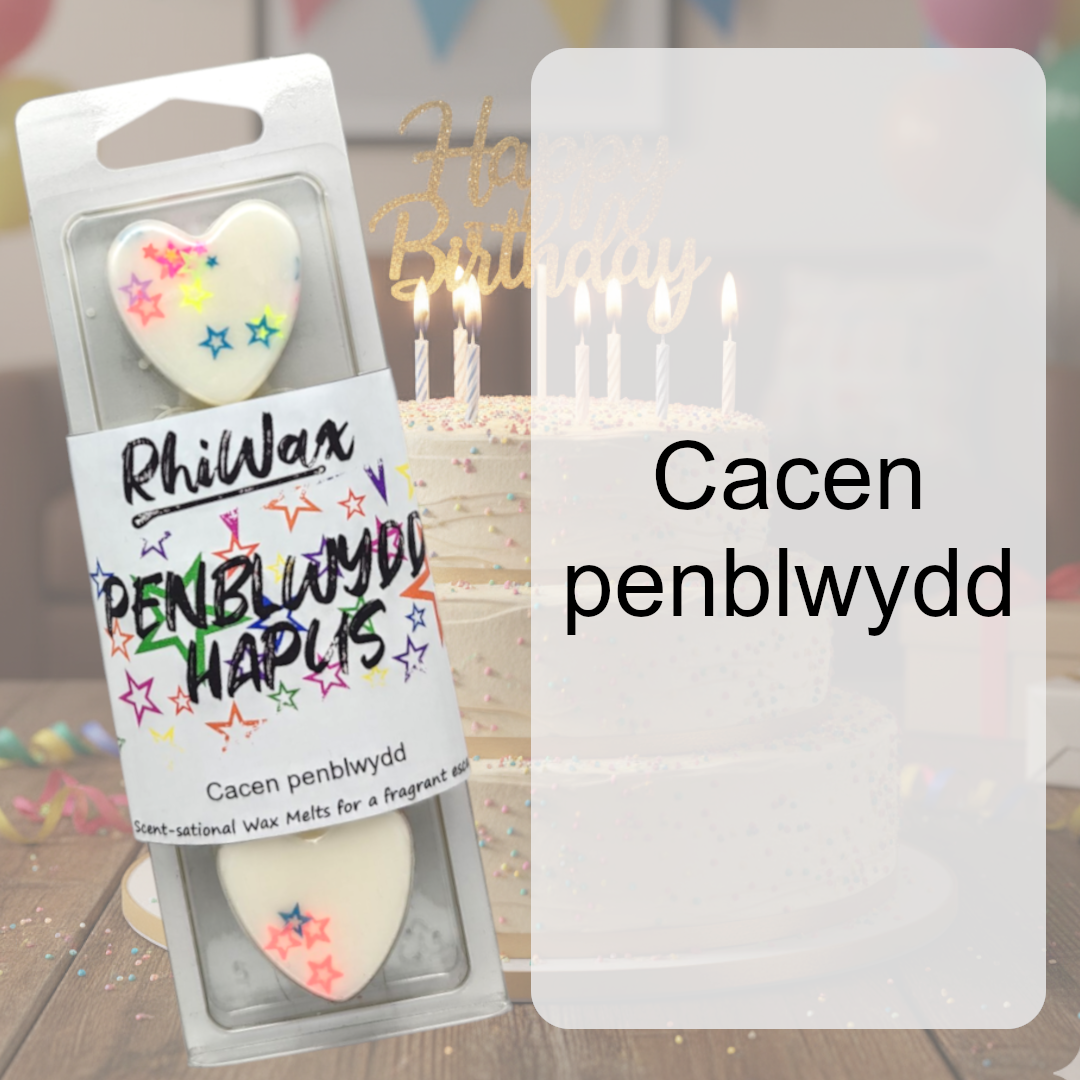 Penblwydd Hapus - Cacen Penblwydd