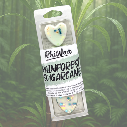Rainforest Sugarcane Wax Melts - Sweet, Greenery