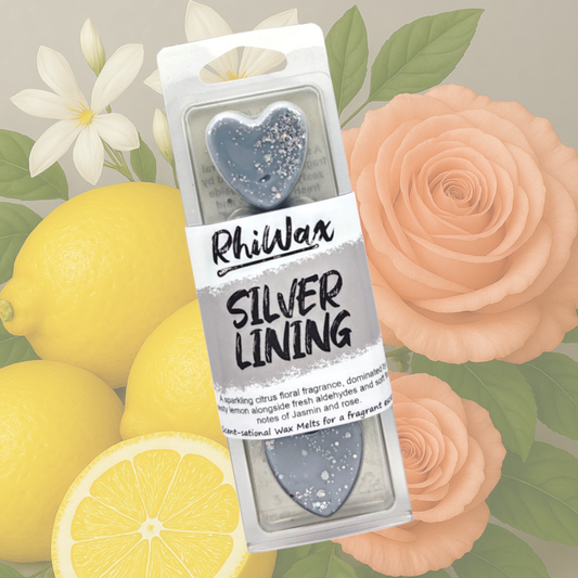 Silver Lining Wax Melts - Lemon, Jasmin, Rose