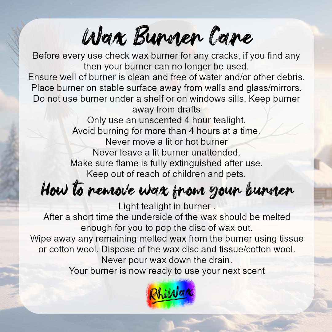 Snowman Poop Mini Wax Melts - Candy Cane