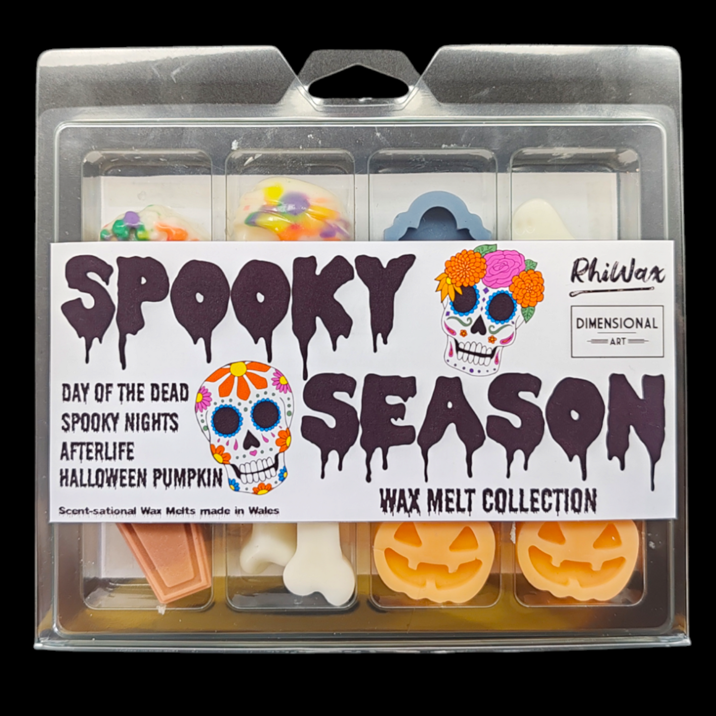 Spooky Season Wax Melts - Spooky Nights, Halloween Pumpkin, Day of The Dead & Afterlife