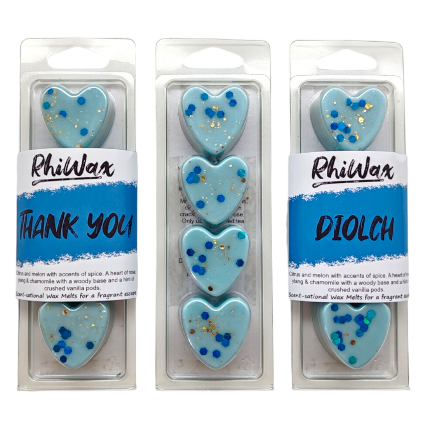 Thank You / Diolch Wax Melts - Citrus, Melon & Spice