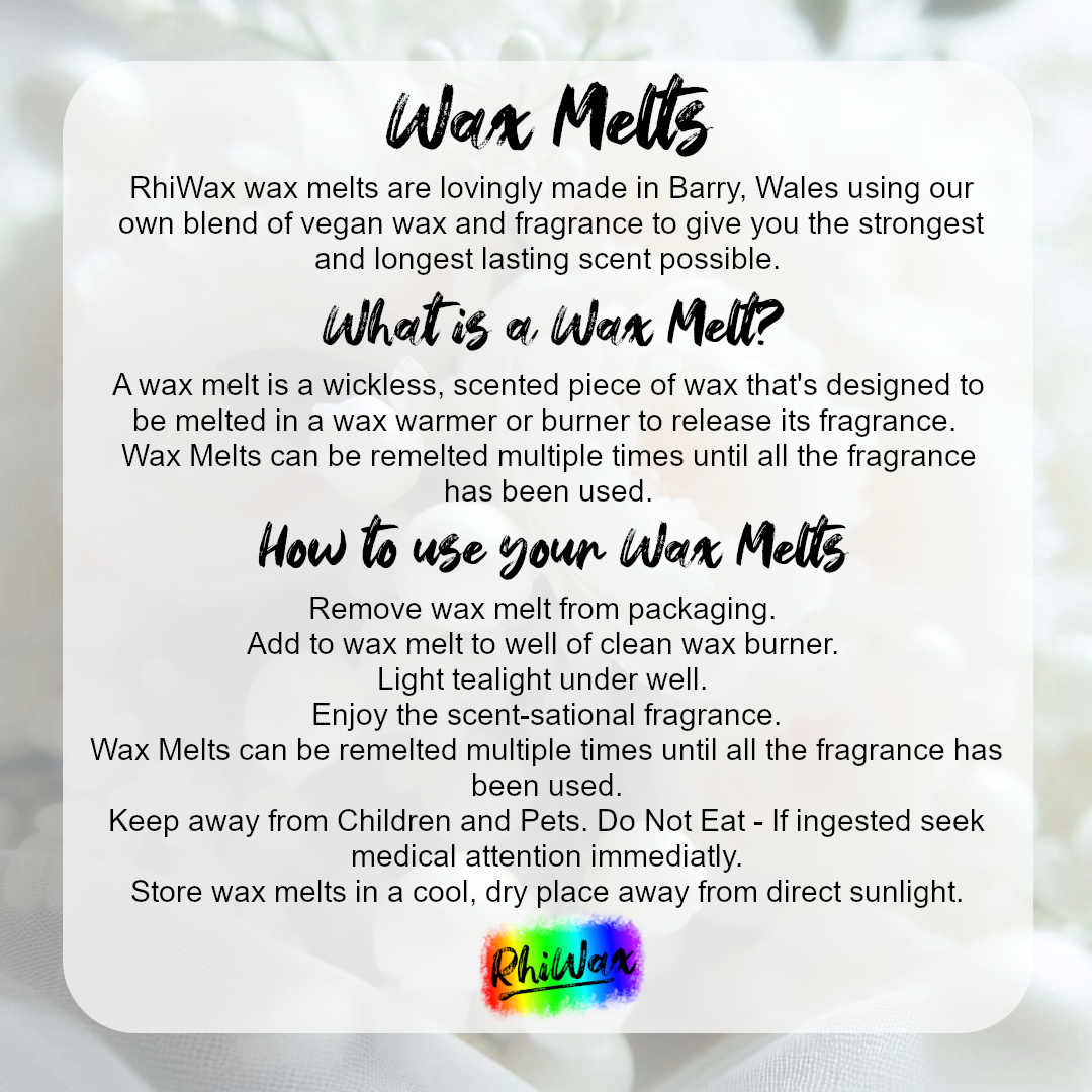 White Bouquet Wax Melts - Jasmine, Honeysuckle